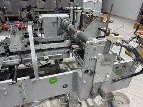 Folding-gluing machine